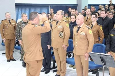 Comandante-Geral da PM apresenta aos policiais e Ã  sociedade resposta ao ataque de Guarapuava